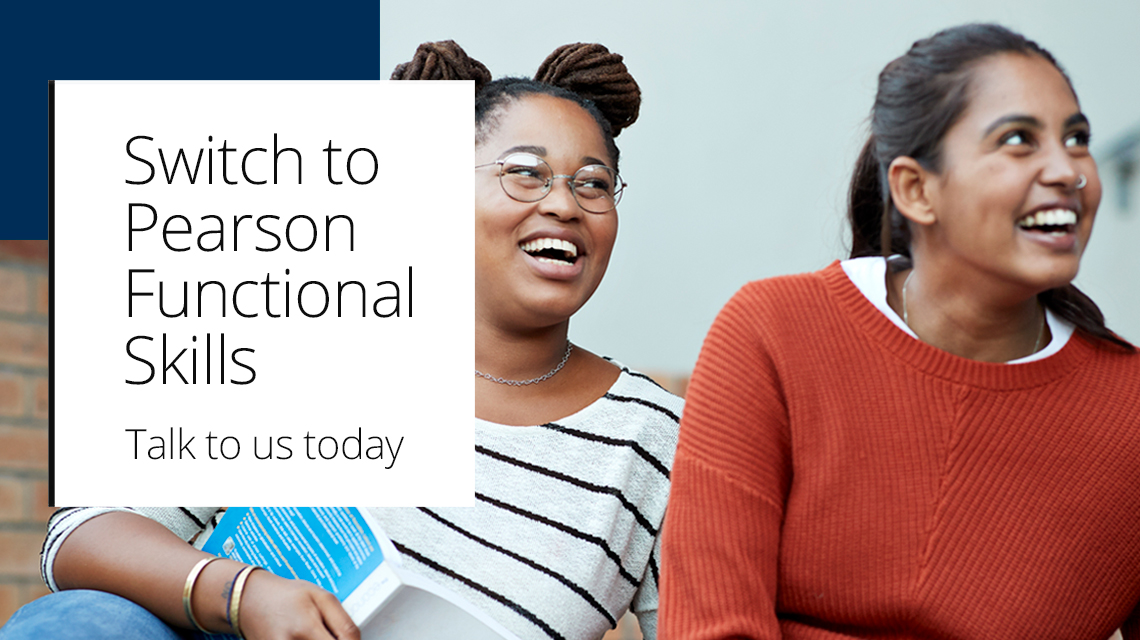 Switch to Pearson Functional Skills